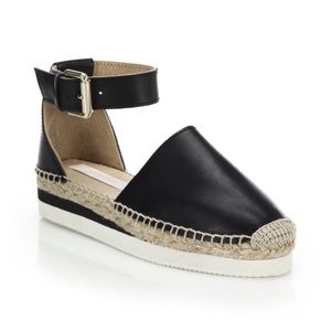 See By Chloe ankle strap platform espadrille